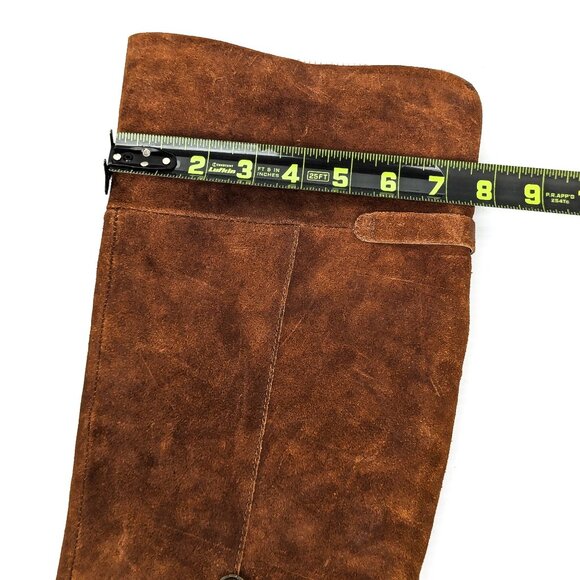 Kork Ease Women Addison Distress Suede OTK Zip Buckle Tall Boots size 7 - Picture 6 of 10